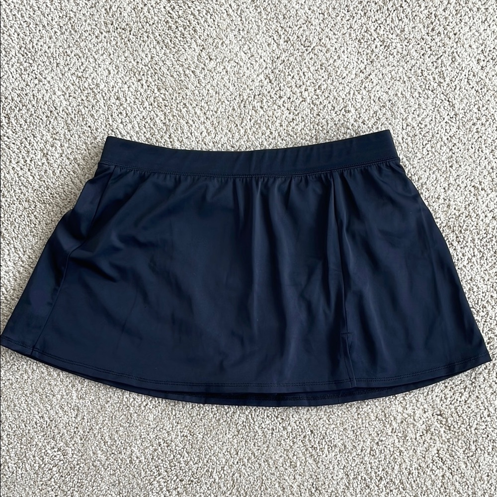 Black Mini Swim Skirt Athletic